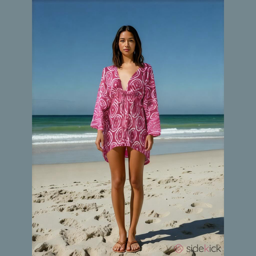 Zara Pink Swim Coverup